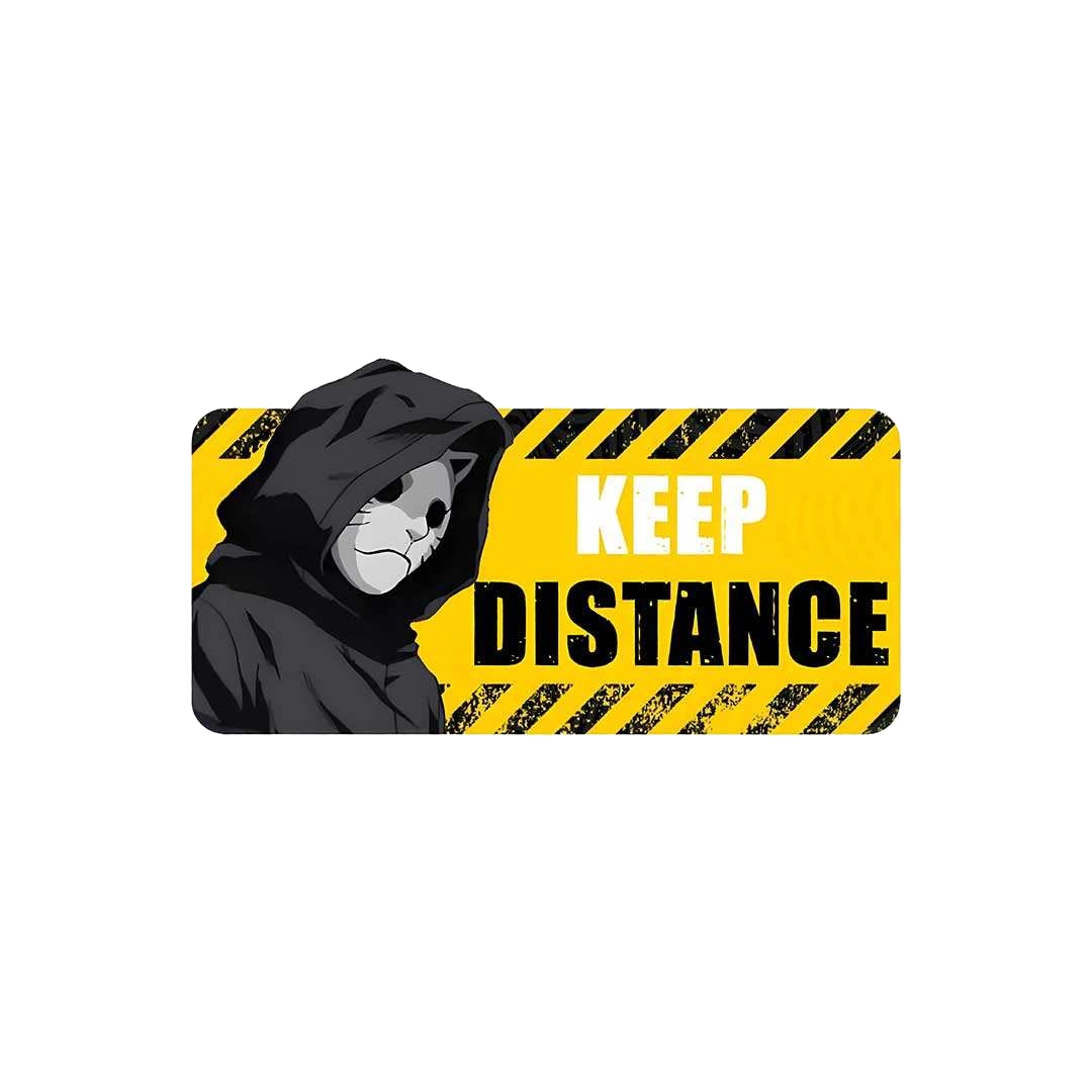 Keep Distance Sticker